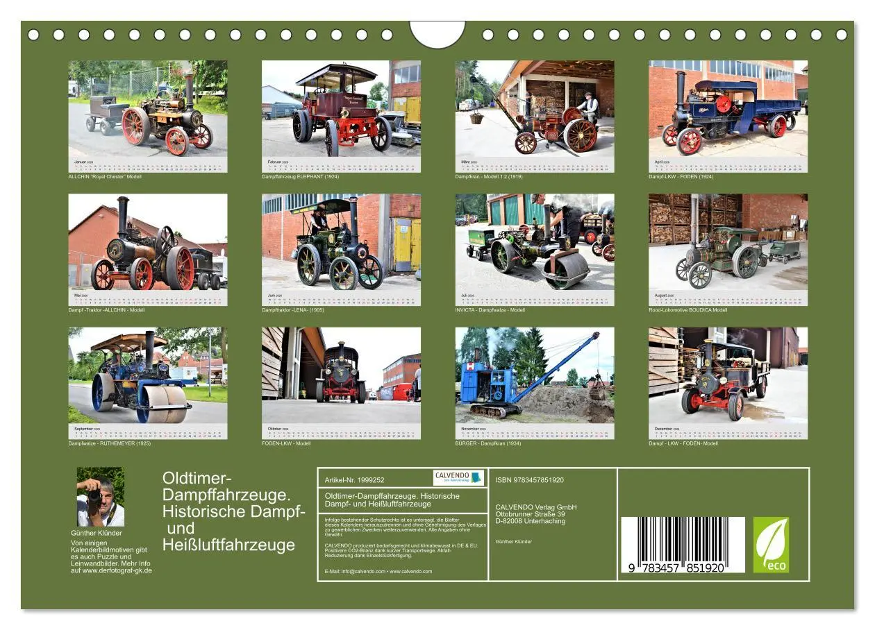 Bild: 9783457851920 | Oldtimer-Dampffahrzeuge. Historische Dampf- und Heißluftfahrzeuge...