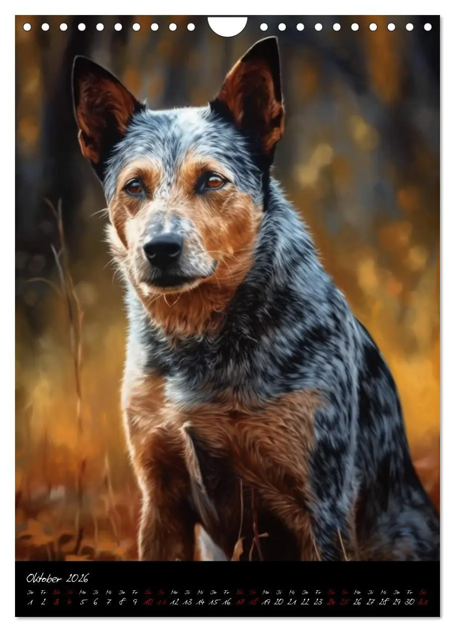 Bild: 9783516321920 | Australian Cattle Dogs (Wandkalender 2026 DIN A4 hoch), CALVENDO...