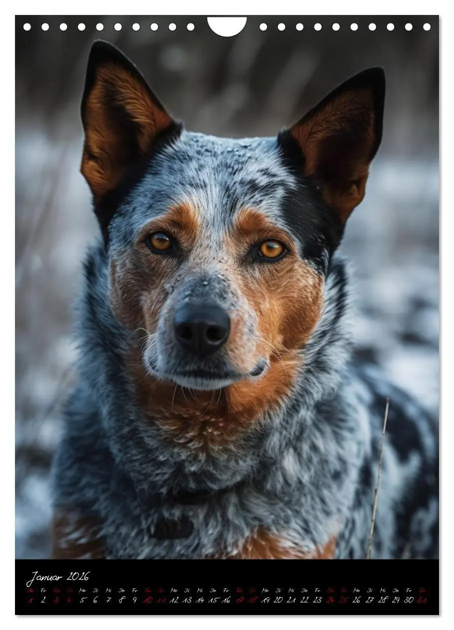 Bild: 9783516321920 | Australian Cattle Dogs (Wandkalender 2026 DIN A4 hoch), CALVENDO...