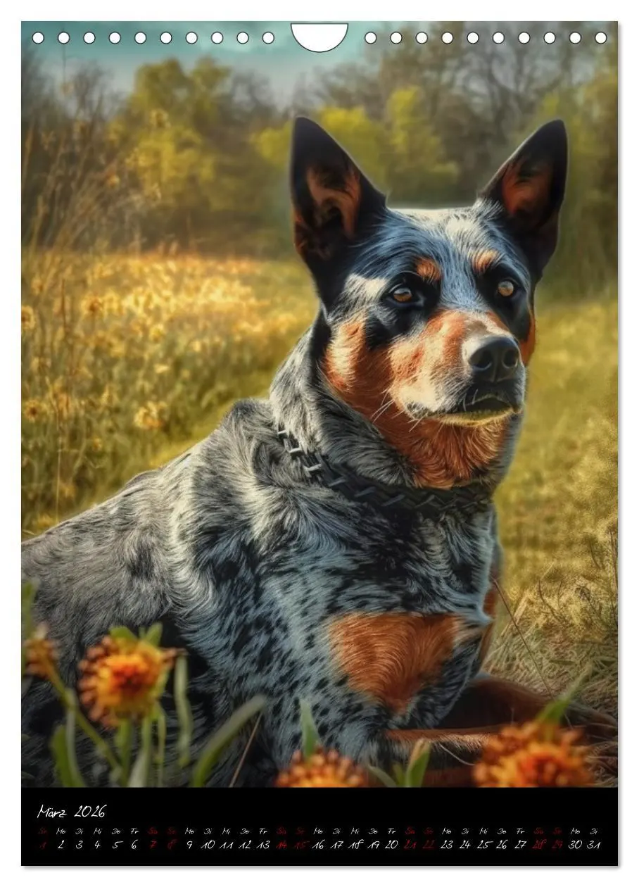 Bild: 9783516321920 | Australian Cattle Dogs (Wandkalender 2026 DIN A4 hoch), CALVENDO...