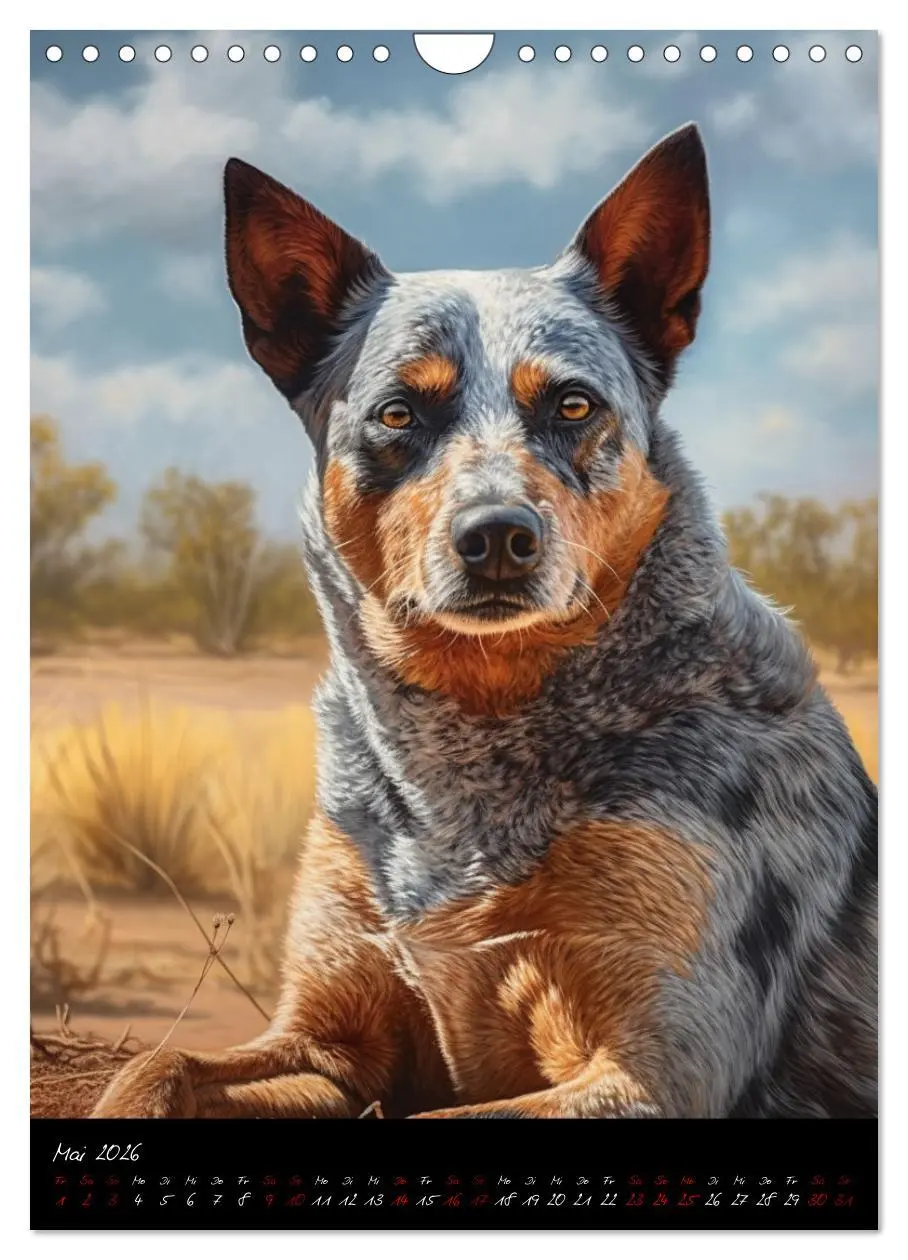 Bild: 9783516321920 | Australian Cattle Dogs (Wandkalender 2026 DIN A4 hoch), CALVENDO...