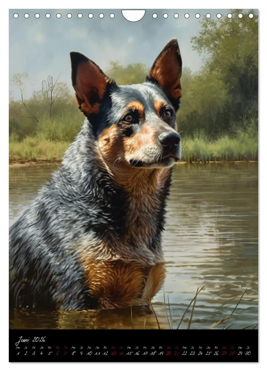 Bild: 9783516321920 | Australian Cattle Dogs (Wandkalender 2026 DIN A4 hoch), CALVENDO...