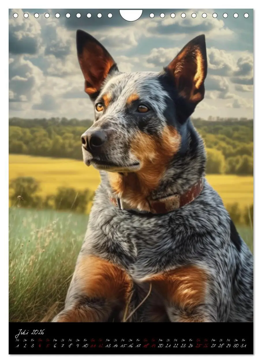 Bild: 9783516321920 | Australian Cattle Dogs (Wandkalender 2026 DIN A4 hoch), CALVENDO...