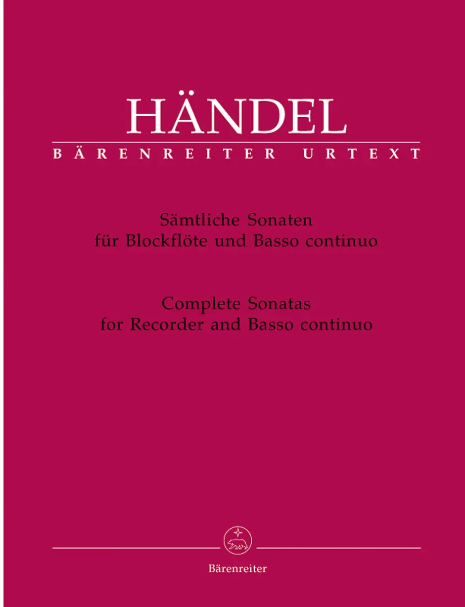 Complete Sonatas For Recorder And Basso Continuo