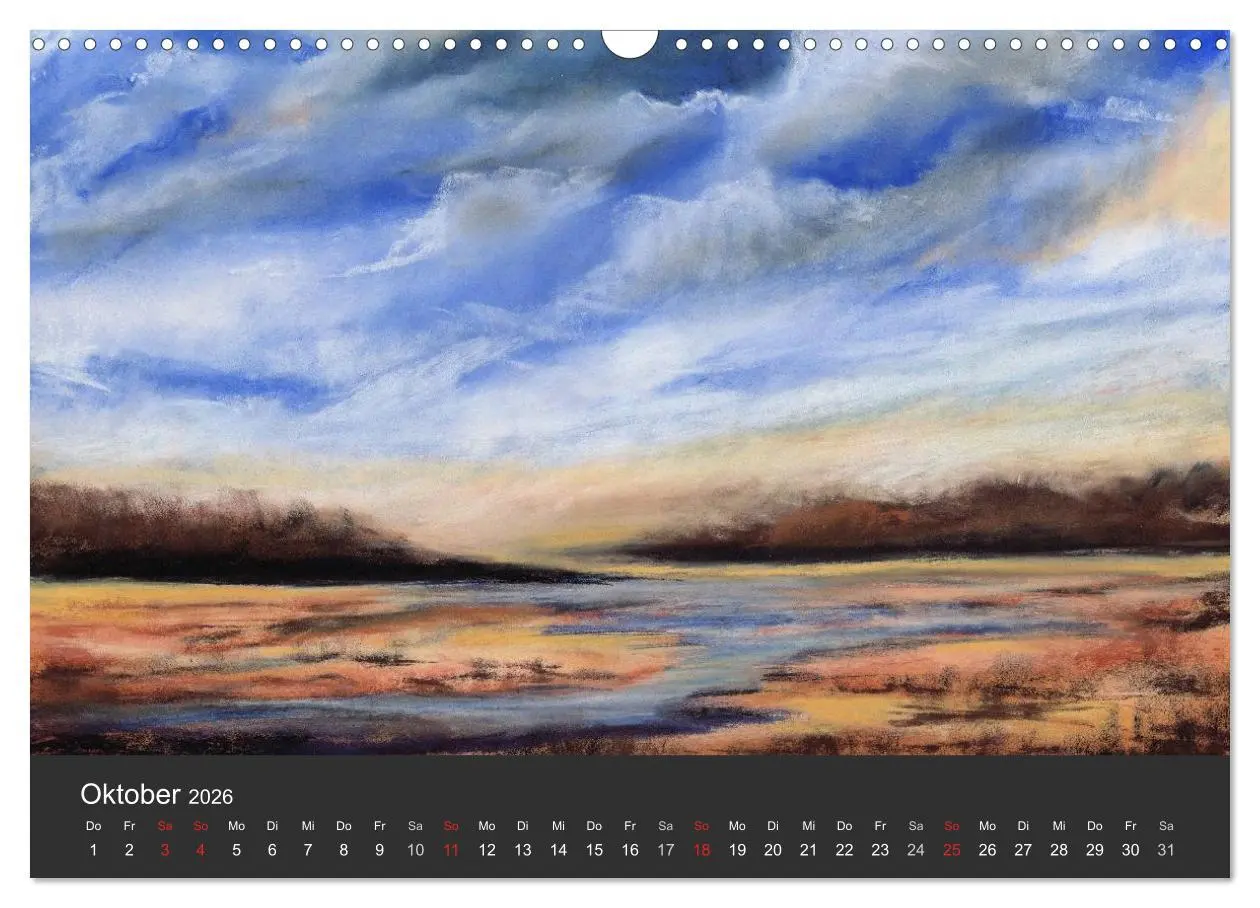 Bild: 9783516072020 | Landschaftspastelle (Wandkalender 2026 DIN A3 quer), CALVENDO...