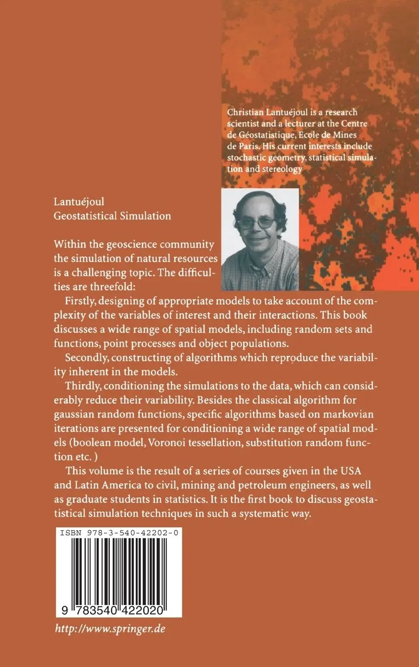 Rückseite: 9783540422020 | Geostatistical Simulation | Models and Algorithms | Lantuejoul | Buch