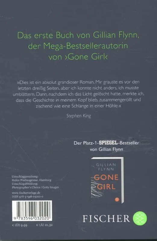 Rückseite: 9783596032020 | Cry Baby - Scharfe Schnitte | Gillian Flynn | Taschenbuch | 336 S.