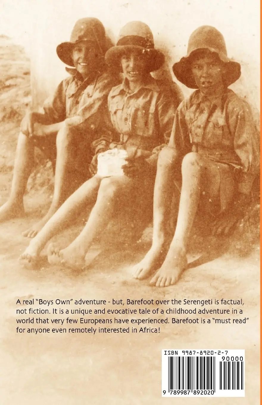 Rückseite: 9789987892020 | Barefoot over the Serengeti | David Read | Taschenbuch | Englisch