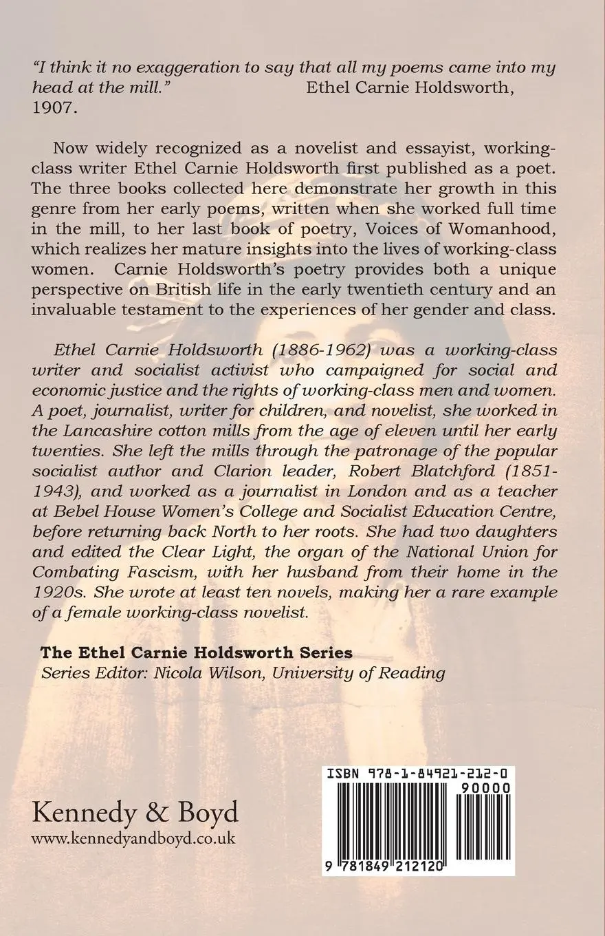 Rückseite: 9781849212120 | Collected Poems | Ethel Carnie Holdsworth | Taschenbuch | Englisch