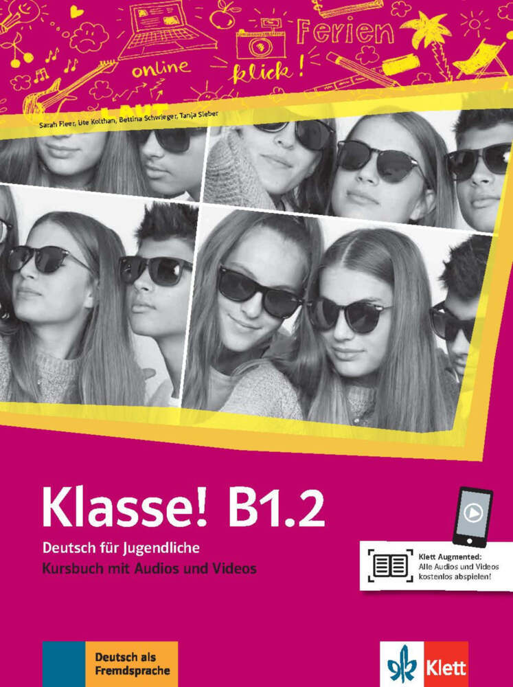 Cover: 9783126072120 | Klasse! B1.2 Kursbuch mit Audios und Videos zum Download | Fleer