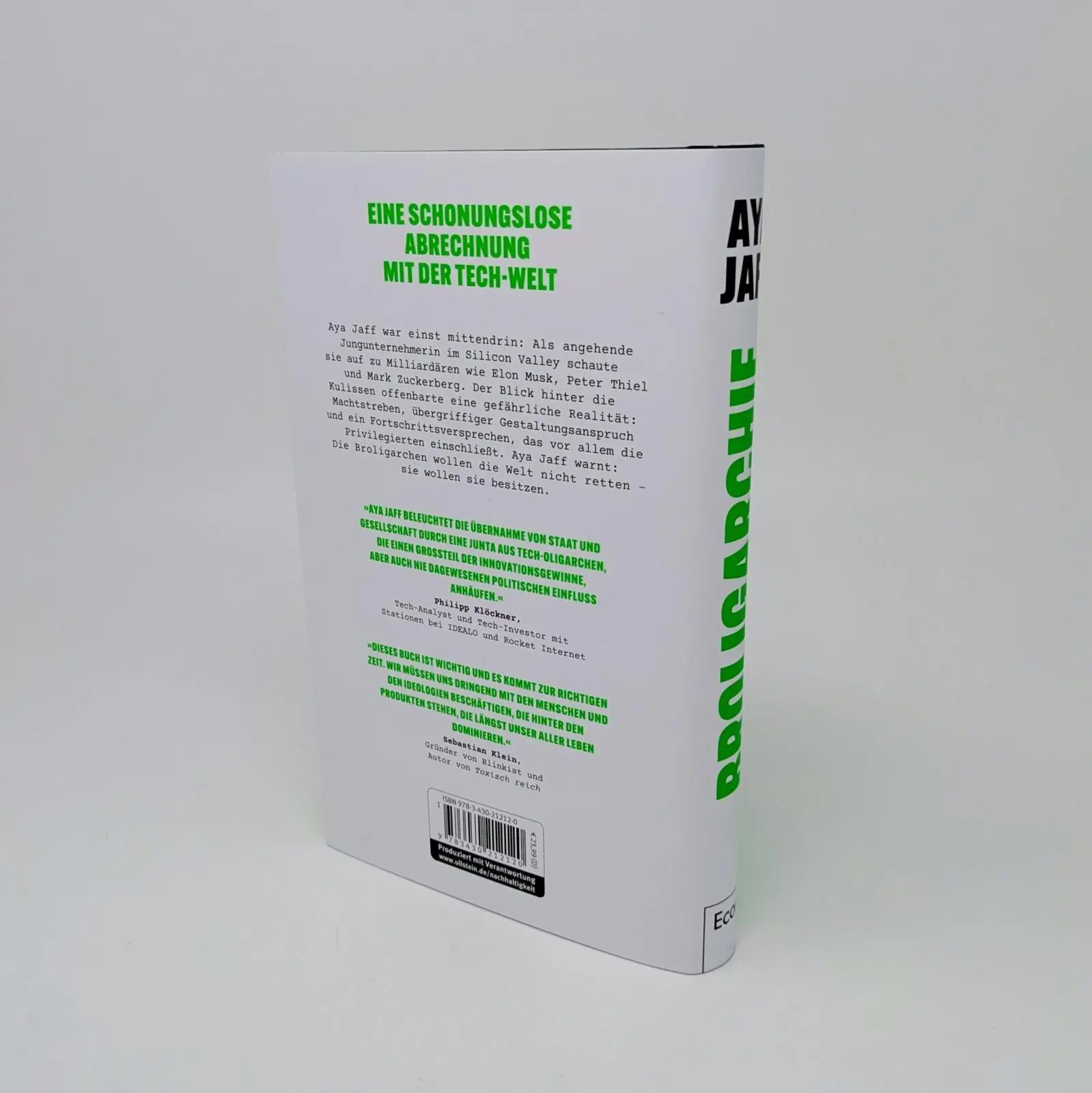 Bild: 9783430212120 | Broligarchie | Aya Jaff | Buch | 240 S. | Deutsch | 2025 | Econ Verlag