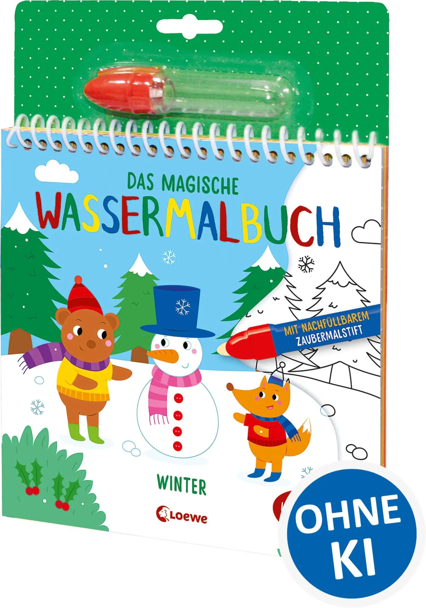 Cover: 9783743222120 | Das magische Wassermalbuch - Winter | Svenja Pidde | Taschenbuch