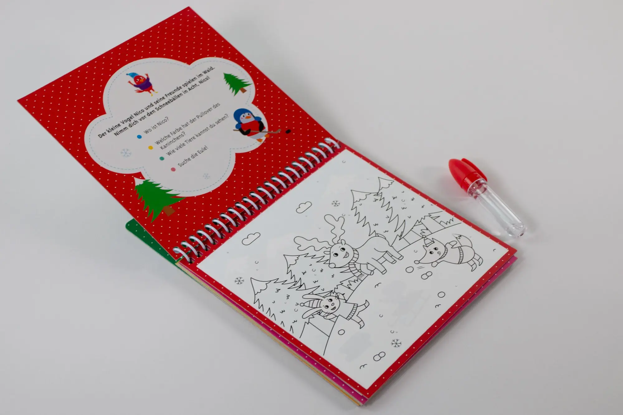 Bild: 9783743222120 | Das magische Wassermalbuch - Winter | Svenja Pidde | Taschenbuch
