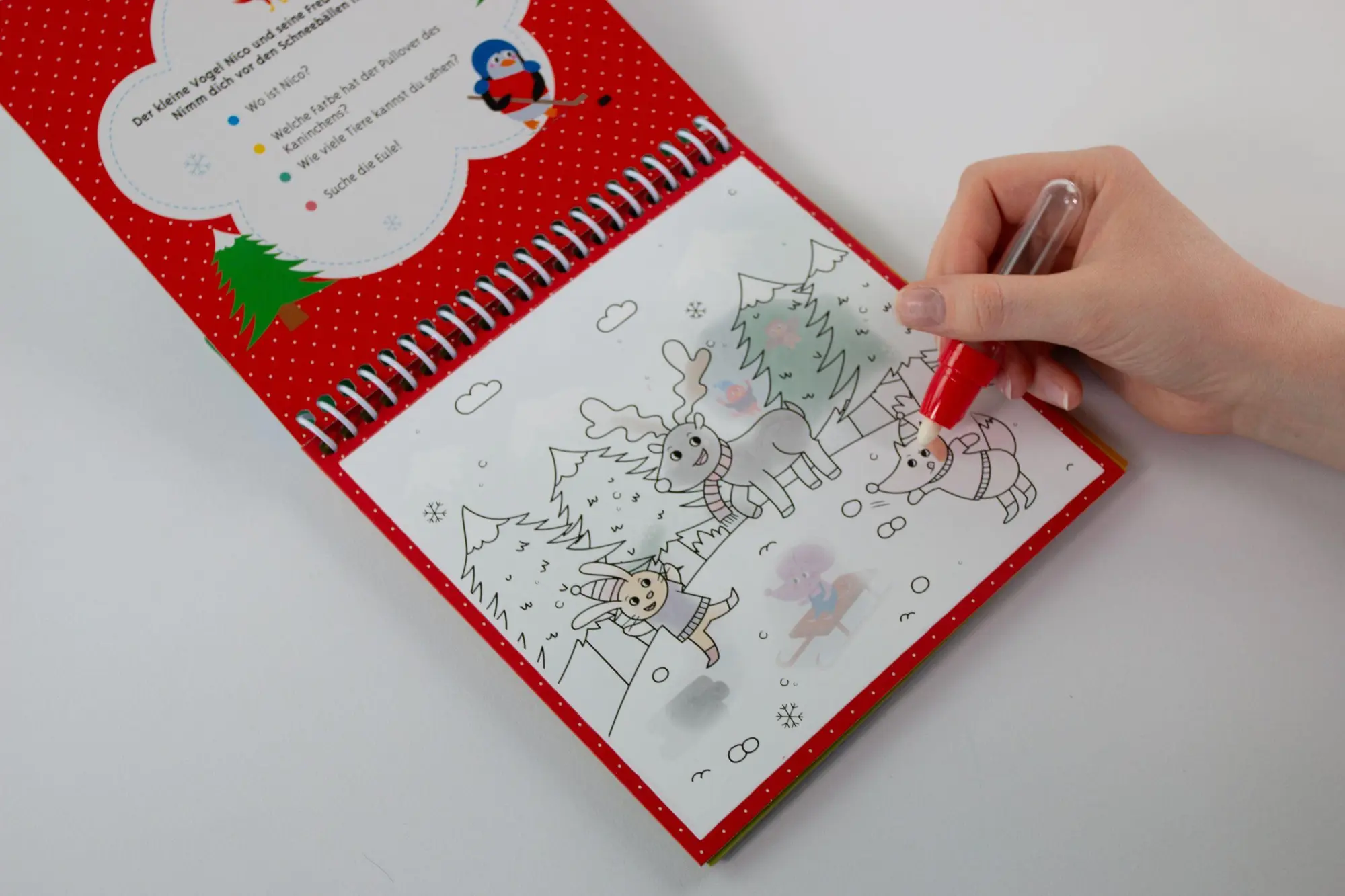Bild: 9783743222120 | Das magische Wassermalbuch - Winter | Svenja Pidde | Taschenbuch