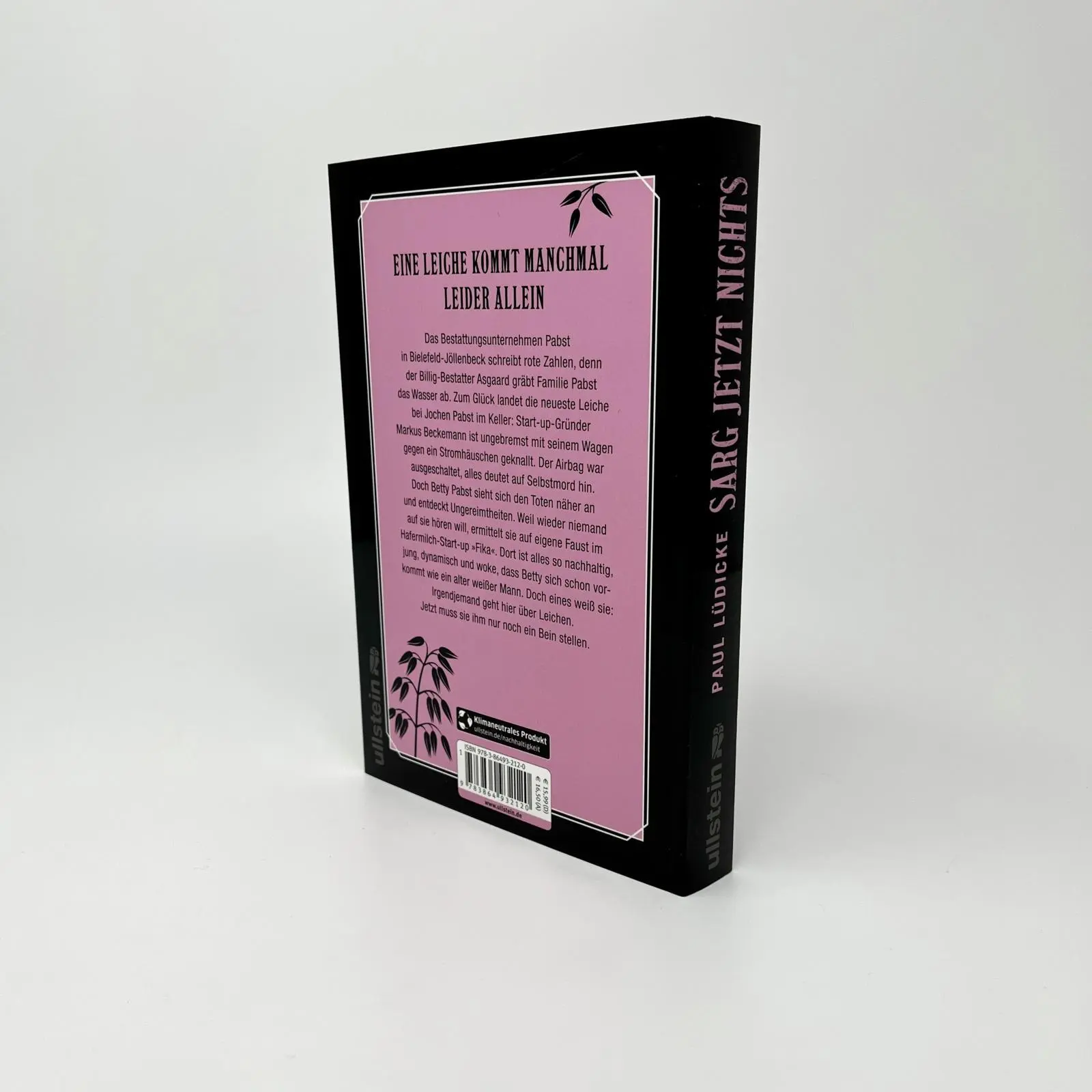 Bild: 9783864932120 | Sarg jetzt nichts | Paul Lüdicke | Taschenbuch | Betty-Pabst-Serie