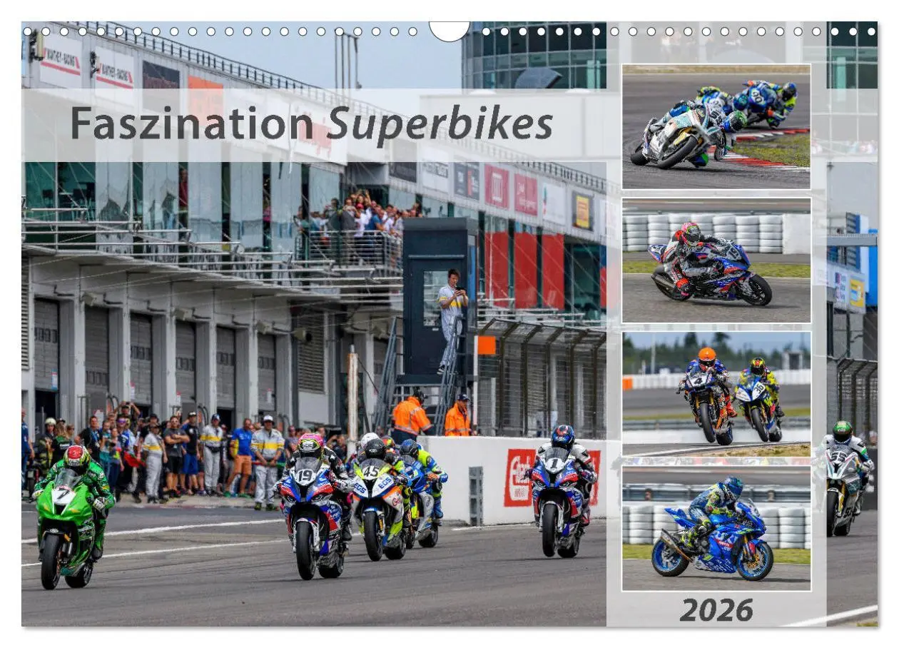 Cover: 9783457272220 | Faszination Superbikes (Wandkalender 2026 DIN A3 quer), CALVENDO...