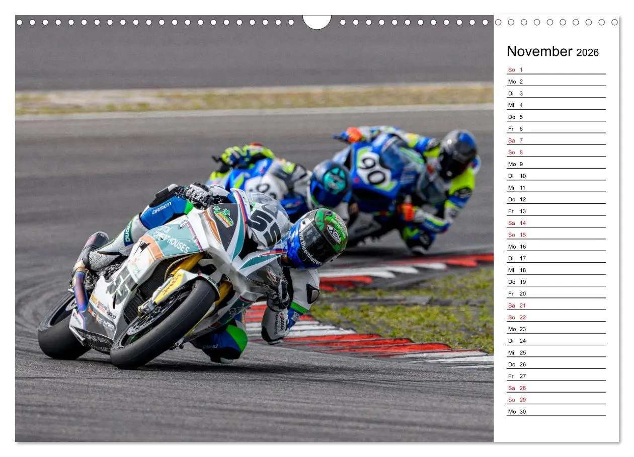 Bild: 9783457272220 | Faszination Superbikes (Wandkalender 2026 DIN A3 quer), CALVENDO...