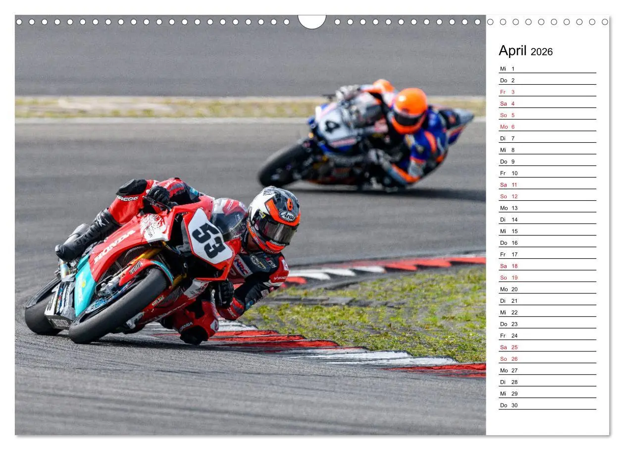 Bild: 9783457272220 | Faszination Superbikes (Wandkalender 2026 DIN A3 quer), CALVENDO...