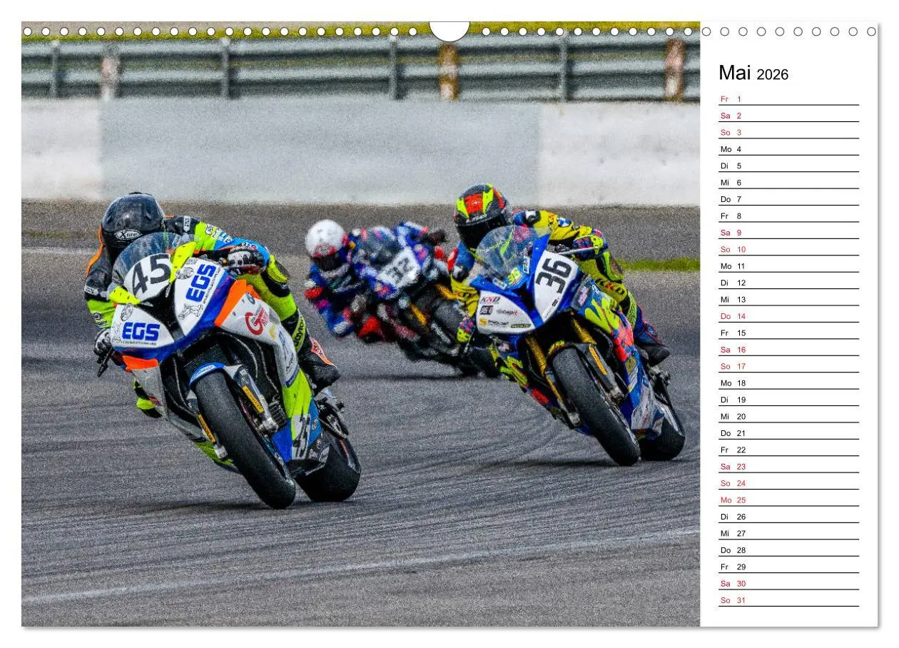 Bild: 9783457272220 | Faszination Superbikes (Wandkalender 2026 DIN A3 quer), CALVENDO...