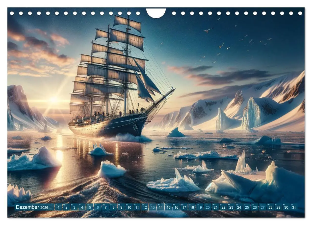 Bild: 9783457342220 | Maritime Meisterwerke: Ein KI-Kalender für Seefahrerherzen...