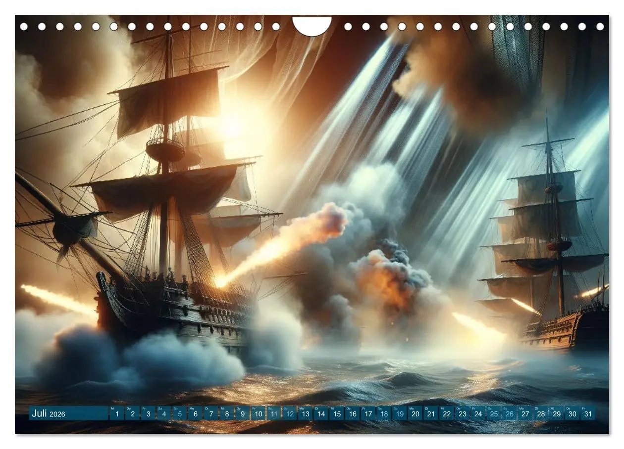Bild: 9783457342220 | Maritime Meisterwerke: Ein KI-Kalender für Seefahrerherzen...