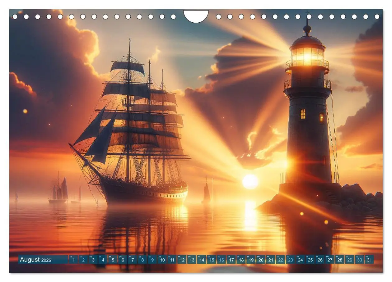 Bild: 9783457342220 | Maritime Meisterwerke: Ein KI-Kalender für Seefahrerherzen...
