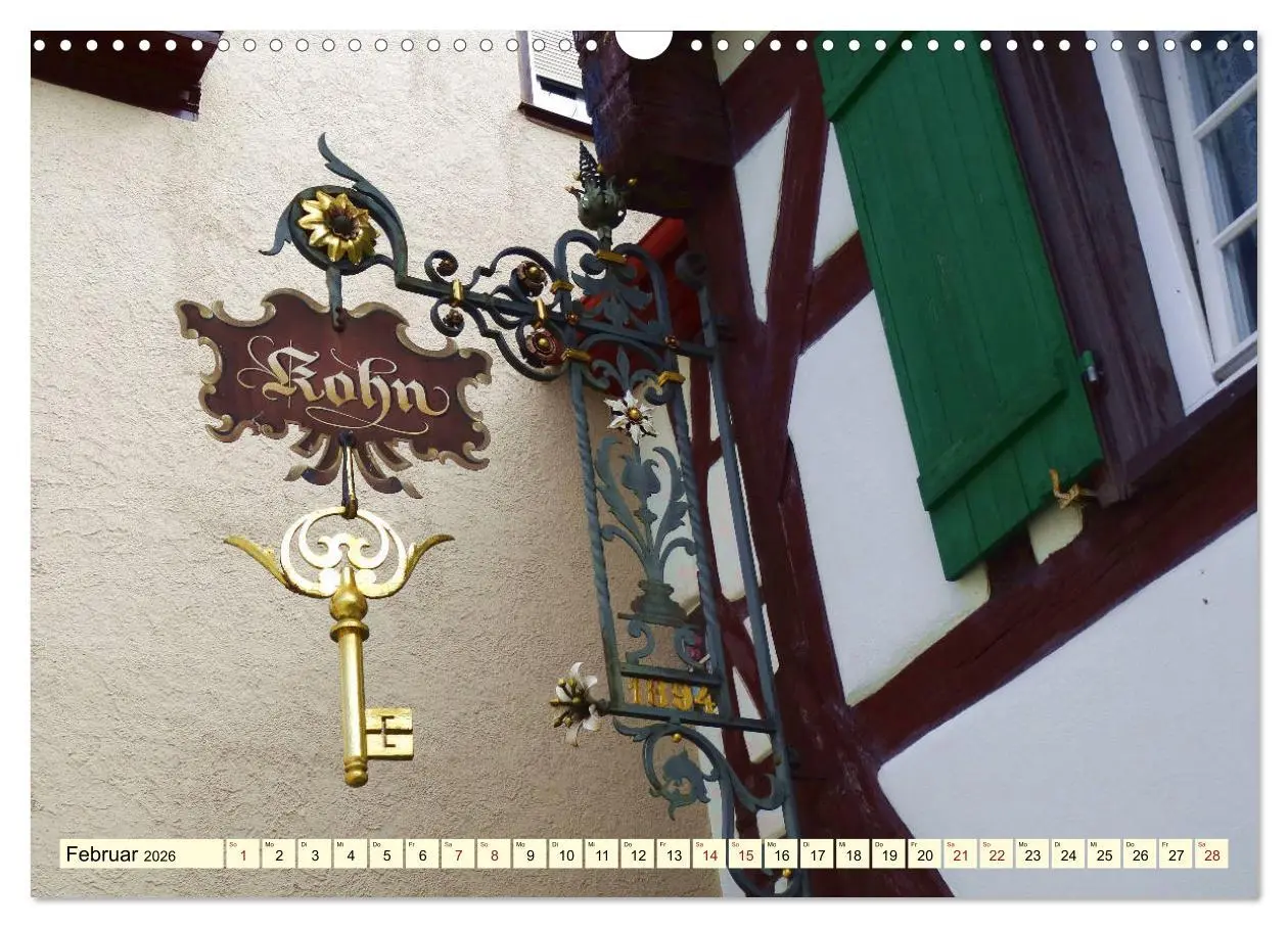 Bild: 9783457892220 | Unterwegs in der Altstadt von Geislingen (Wandkalender 2026 DIN A3...