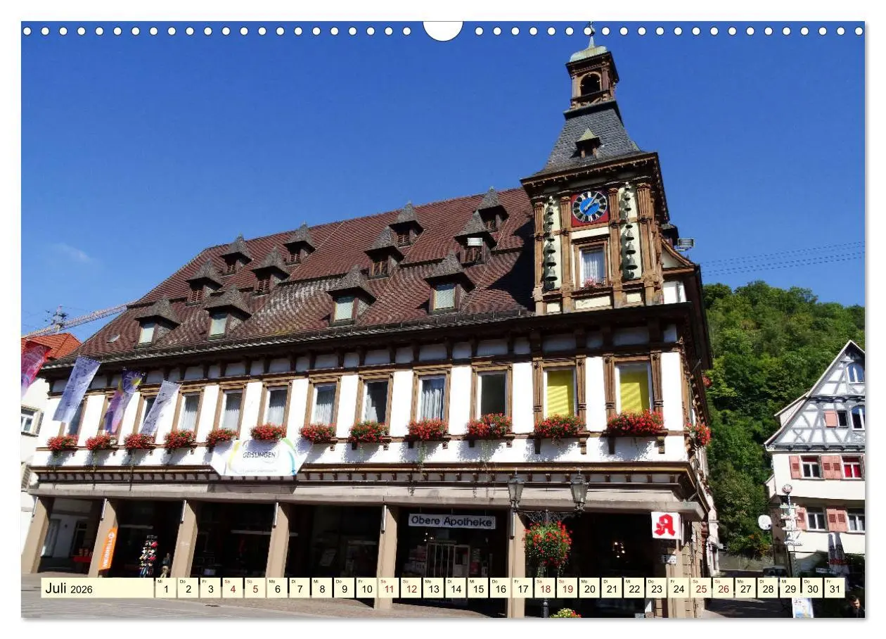 Bild: 9783457892220 | Unterwegs in der Altstadt von Geislingen (Wandkalender 2026 DIN A3...