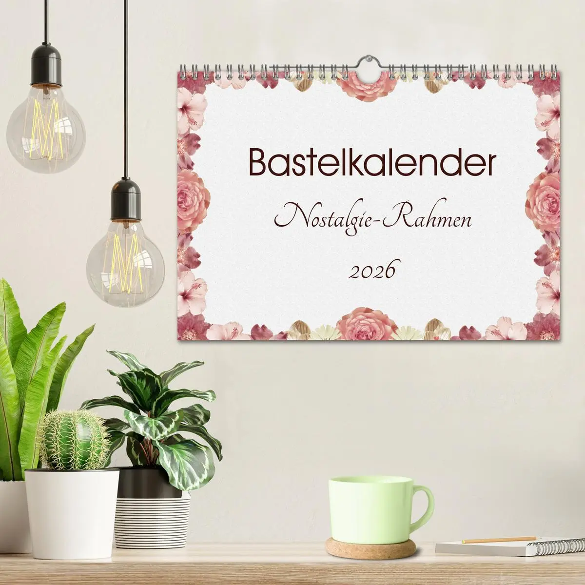 Bild: 9783516052220 | Bastelkalender Nostalgie-Rahmen 2026 (Wandkalender 2026 DIN A4...