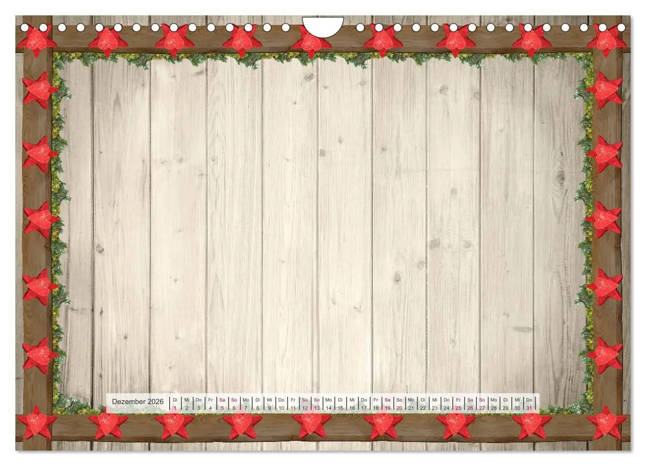 Bild: 9783516052220 | Bastelkalender Nostalgie-Rahmen 2026 (Wandkalender 2026 DIN A4...