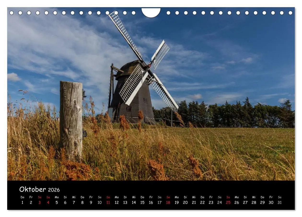 Bild: 9783516122220 | Unterwegs in Dänemark (Wandkalender 2026 DIN A4 quer), CALVENDO...