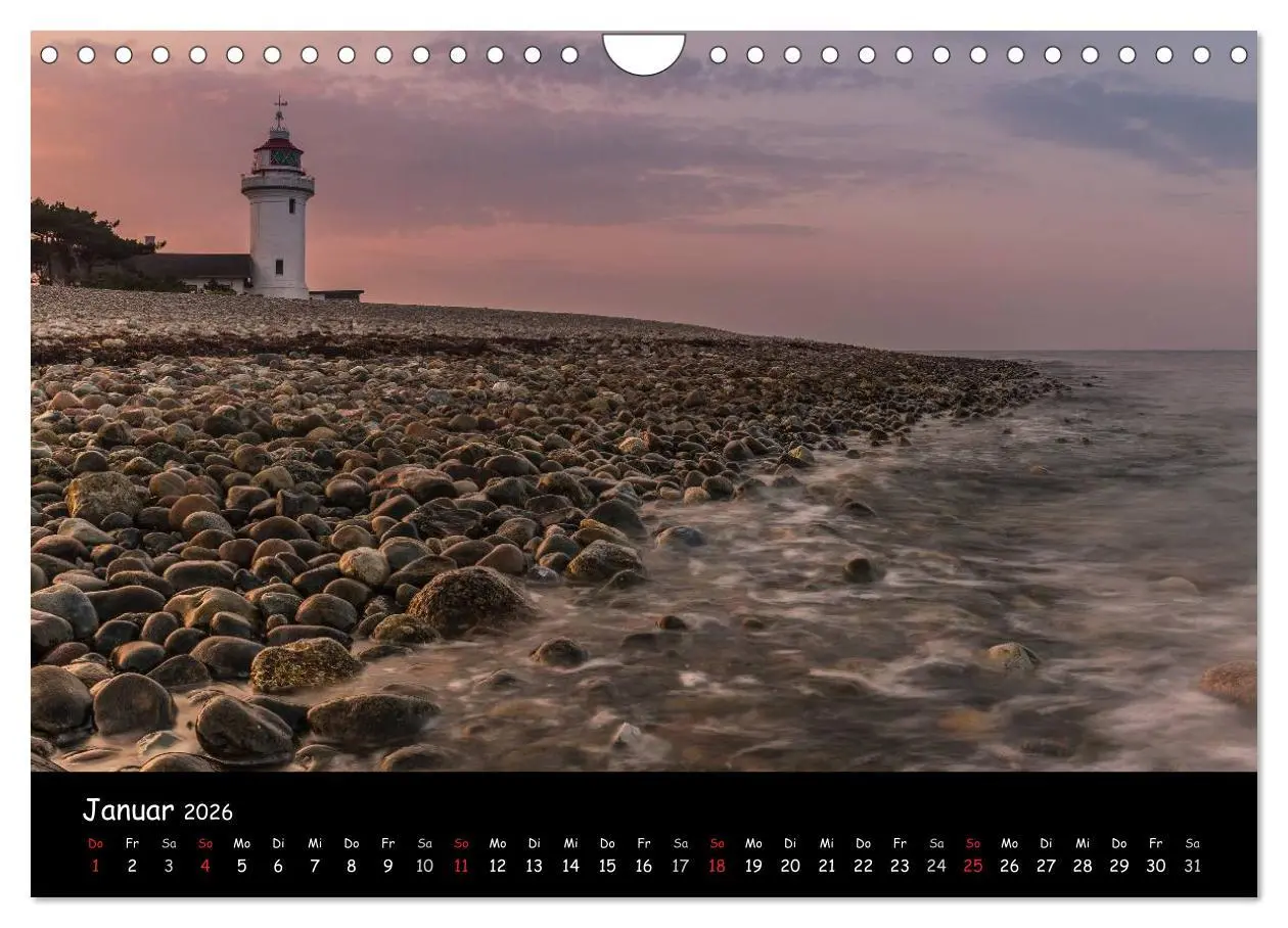 Bild: 9783516122220 | Unterwegs in Dänemark (Wandkalender 2026 DIN A4 quer), CALVENDO...