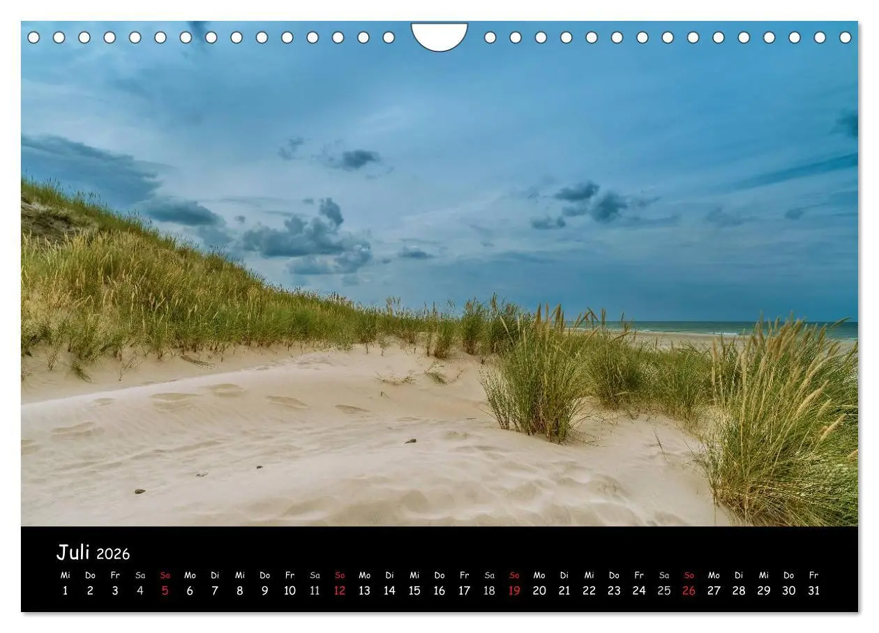 Bild: 9783516122220 | Unterwegs in Dänemark (Wandkalender 2026 DIN A4 quer), CALVENDO...