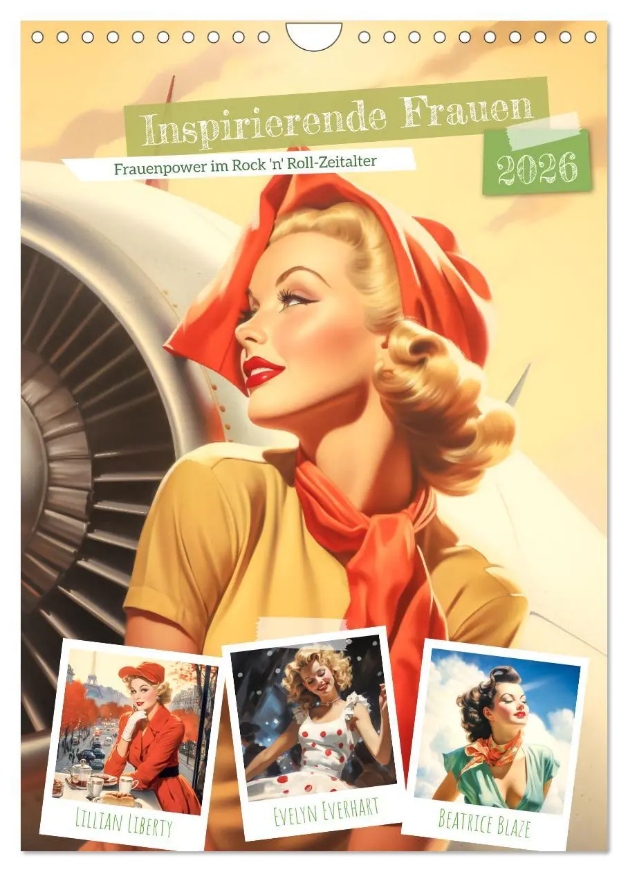 Cover: 9783516292220 | Inspirierende Frauen (Wandkalender 2026 DIN A4 hoch), CALVENDO...