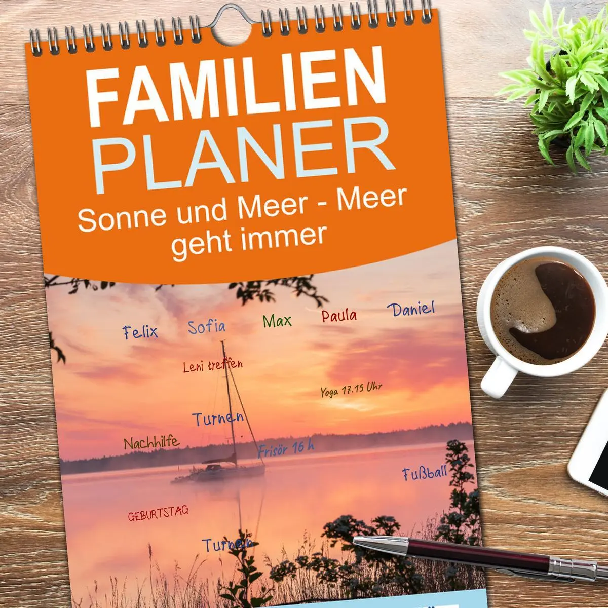Bild: 9783516502220 | Familienplaner 2026 - Sonne und Meer - Meer geht immer mit 5...