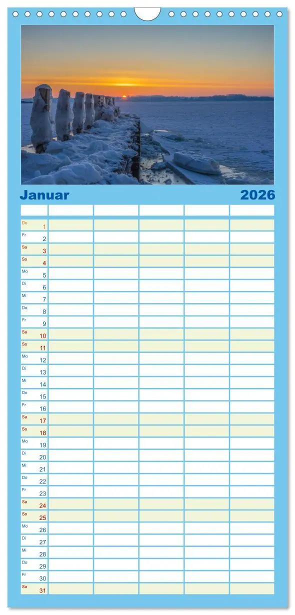 Bild: 9783516502220 | Familienplaner 2026 - Sonne und Meer - Meer geht immer mit 5...