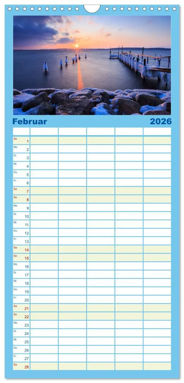 Bild: 9783516502220 | Familienplaner 2026 - Sonne und Meer - Meer geht immer mit 5...