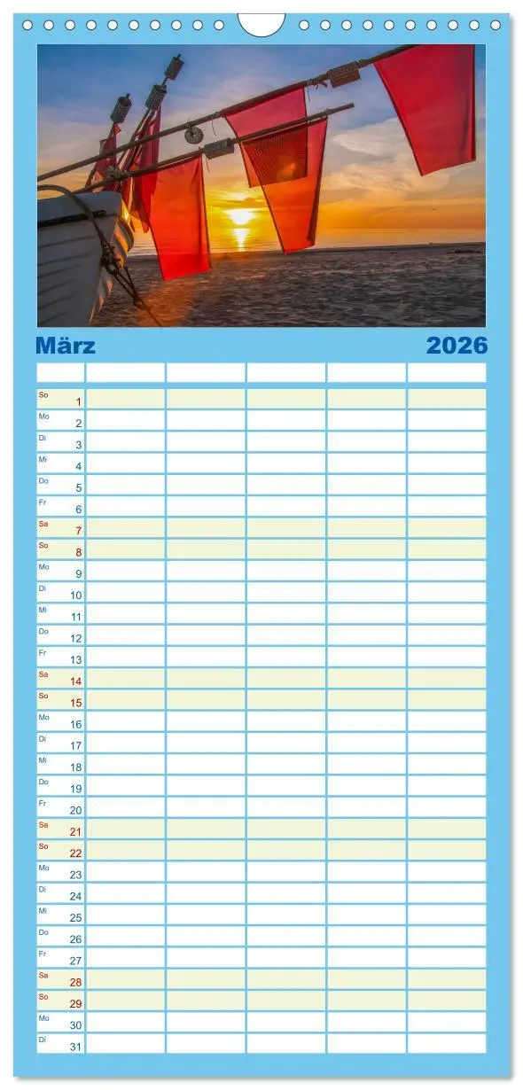 Bild: 9783516502220 | Familienplaner 2026 - Sonne und Meer - Meer geht immer mit 5...