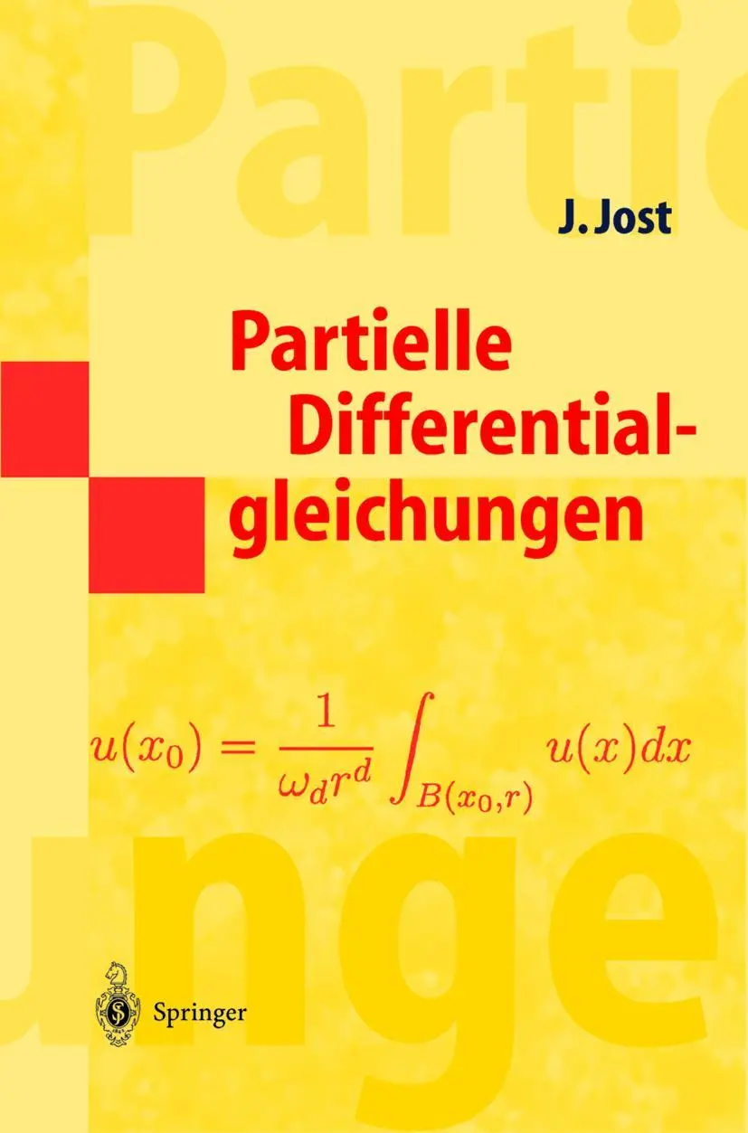 Cover: 9783540642220 | Partielle Differentialgleichungen | Jürgen Jost | Taschenbuch | xi