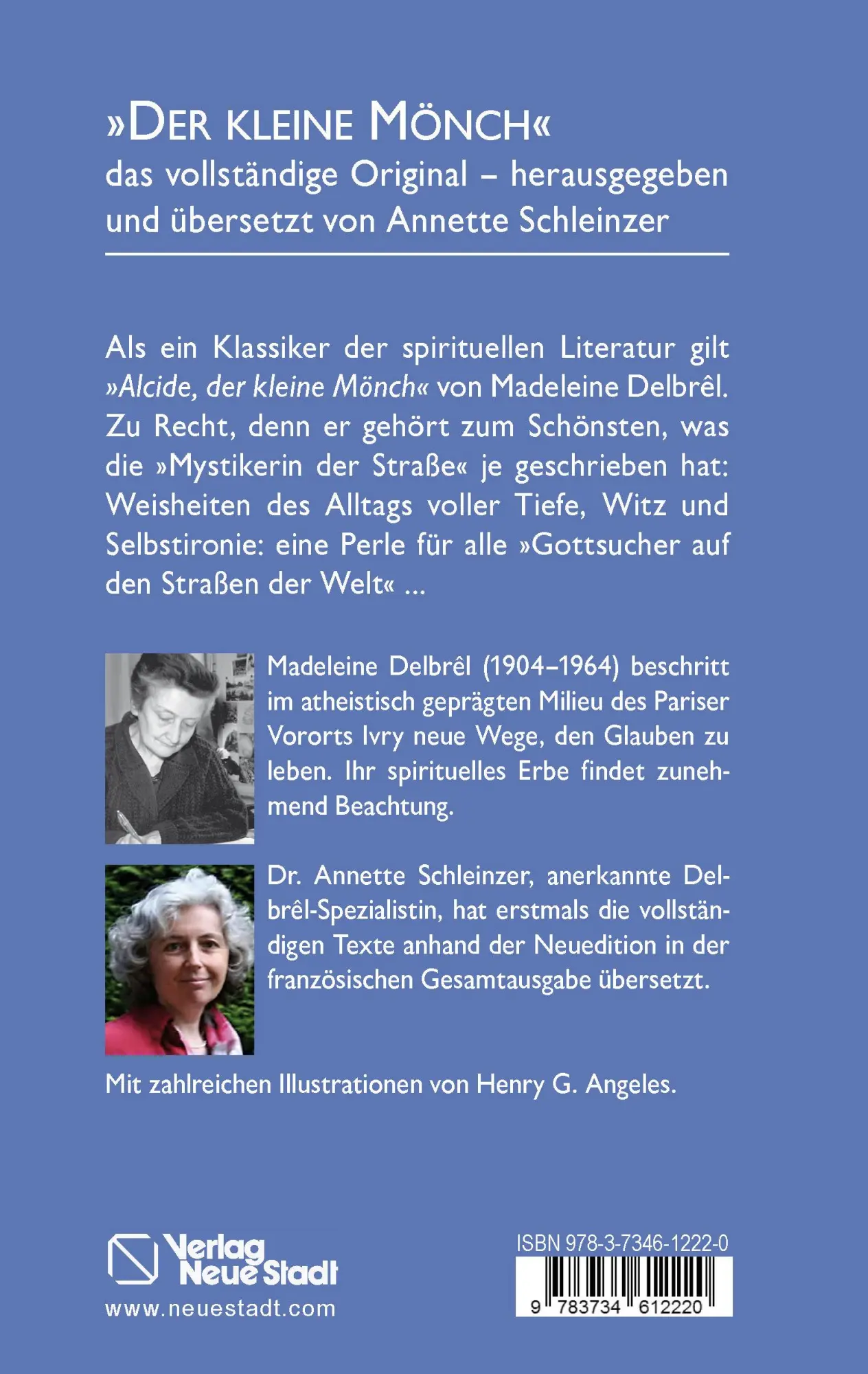 Rückseite: 9783734612220 | Alcide, der kleine Mönch | Gedankenblitze eines Gottsuchers | Delbrêl