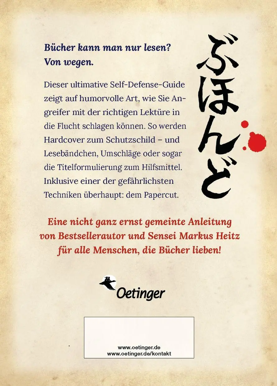 Rückseite: 9783751202220 | BuHonDo | Eine humorvolle Anleitung zur Selbstverteidigung mit Büchern