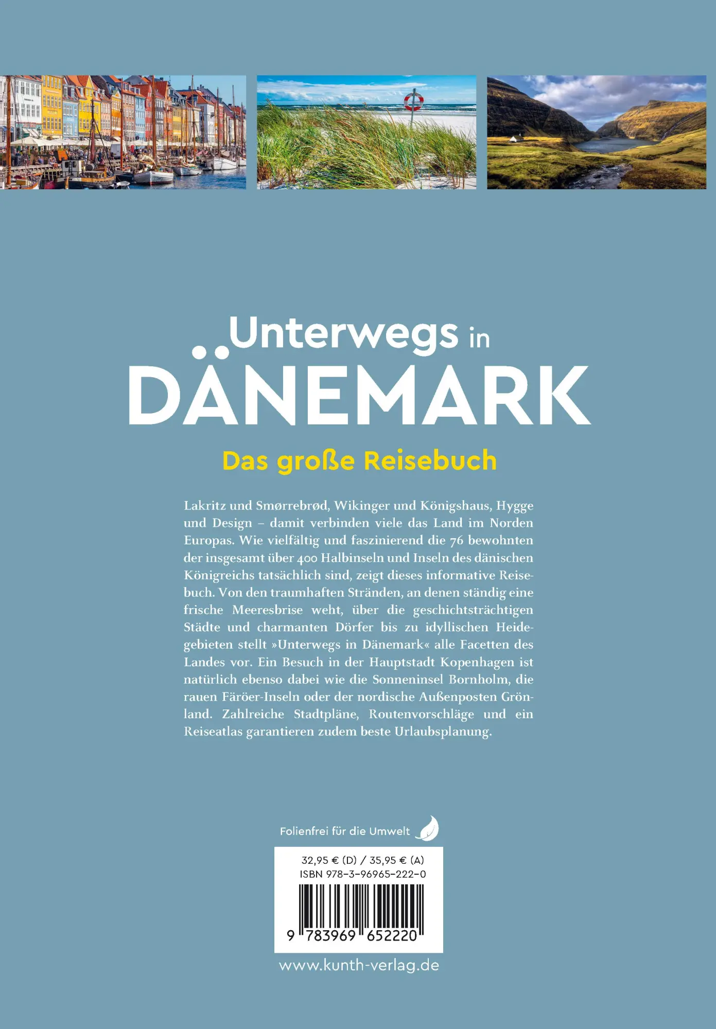 Rückseite: 9783969652220 | KUNTH Unterwegs in Dänemark | Das große Reisebuch | Kornkamp (u. a.)
