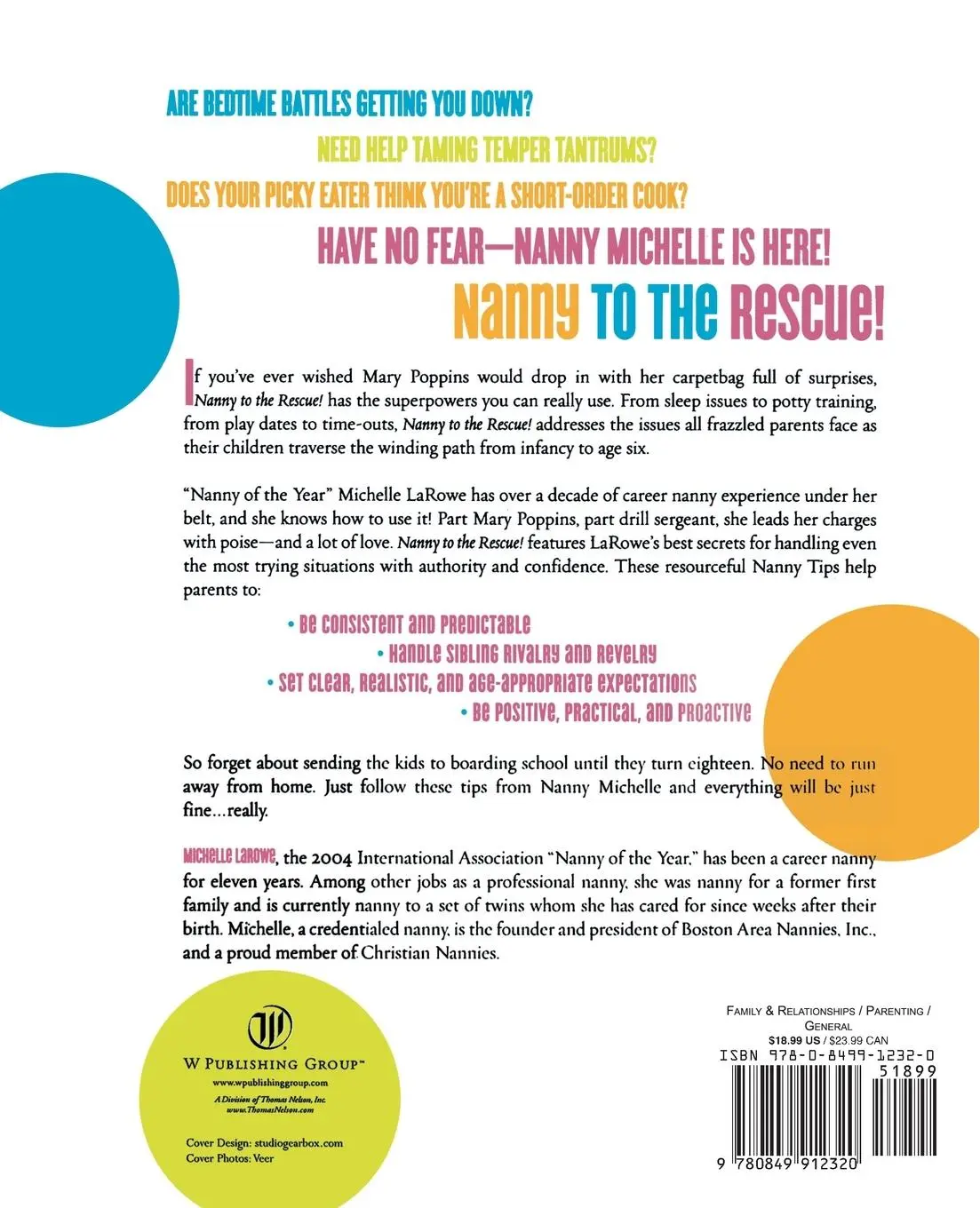 Rückseite: 9780849912320 | Nanny to the Rescue! | Michelle LaRowe | Taschenbuch | Englisch | 2006