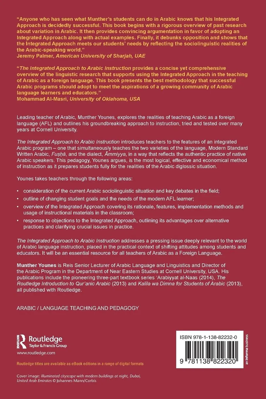 Rückseite: 9781138822320 | The Integrated Approach to Arabic Instruction | Munther Younes | Buch