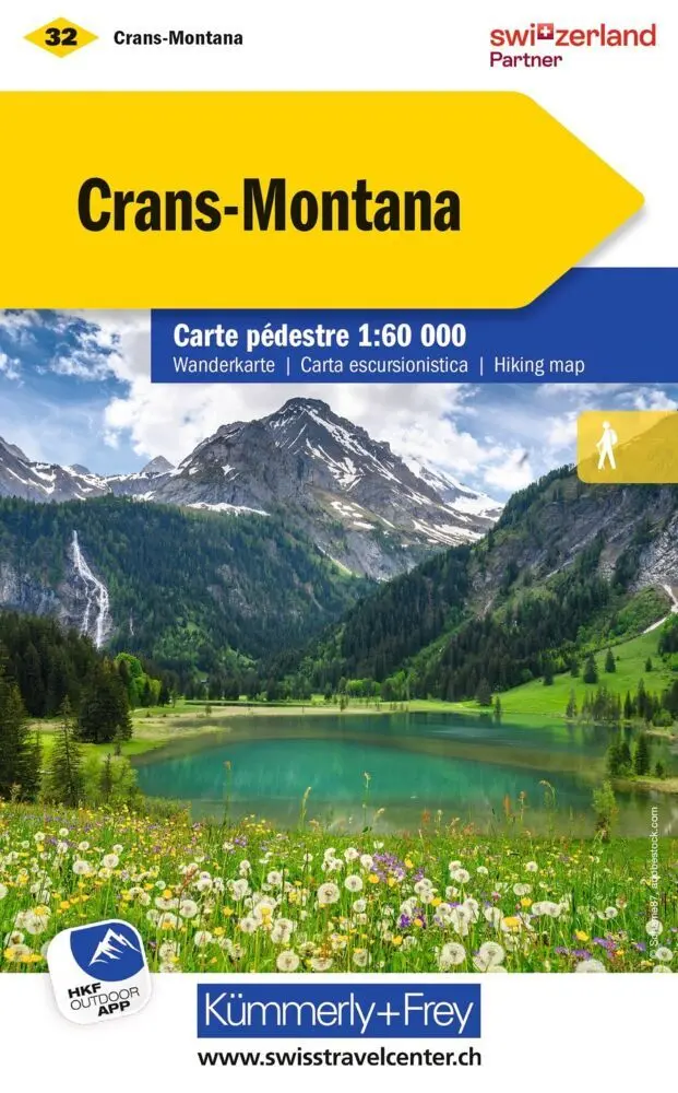 Cover: 9783259022320 | Kümmerly+Frey Wanderkarte 32 Crans-Montana 1:60.000 | (Land-)Karte