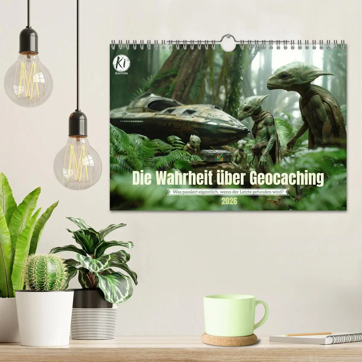 Bild: 9783457332320 | Die Wahrheit über Geocaching (Wandkalender 2026 DIN A4 quer),...