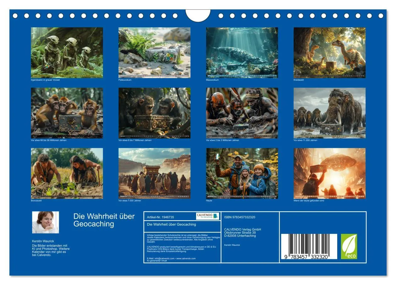 Bild: 9783457332320 | Die Wahrheit über Geocaching (Wandkalender 2026 DIN A4 quer),...
