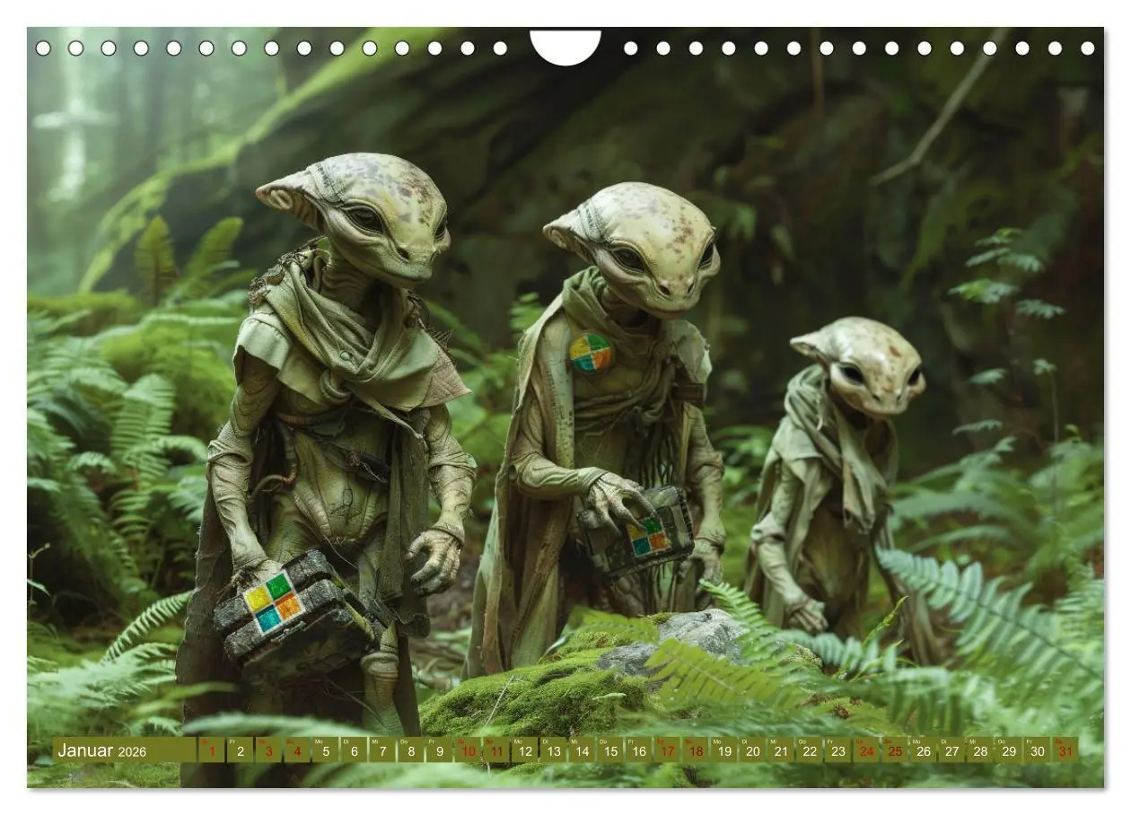 Bild: 9783457332320 | Die Wahrheit über Geocaching (Wandkalender 2026 DIN A4 quer),...