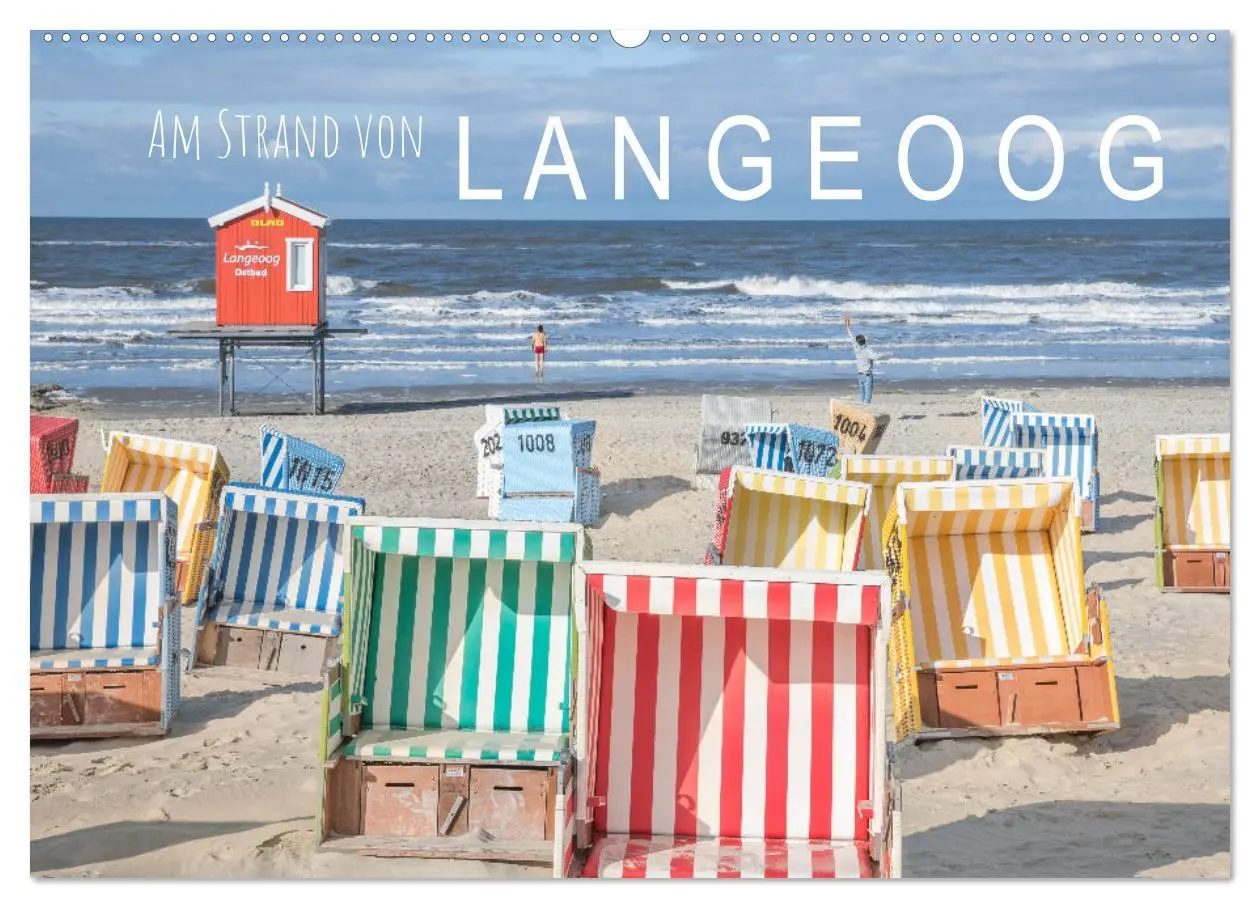 Cover: 9783457642320 | Am Strand von Langeoog (Wandkalender 2026 DIN A2 quer), CALVENDO...