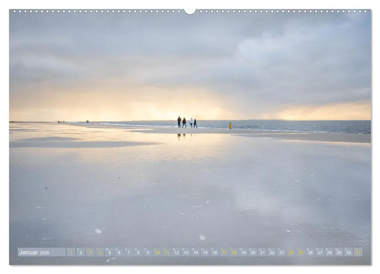 Bild: 9783457642320 | Am Strand von Langeoog (Wandkalender 2026 DIN A2 quer), CALVENDO...
